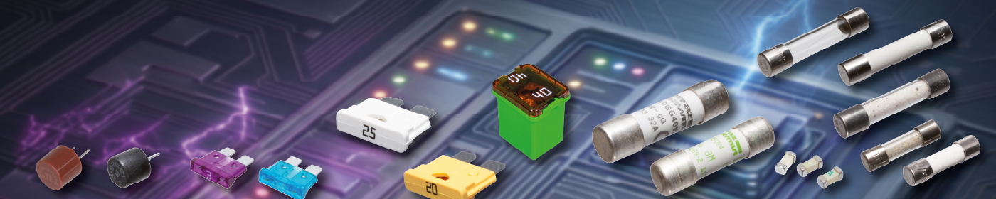 Over 300 types of fuses from stock