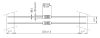 2.2 KOhm 0.4W 1% RM2 - YAGEO - MF0204FTE52-2K2