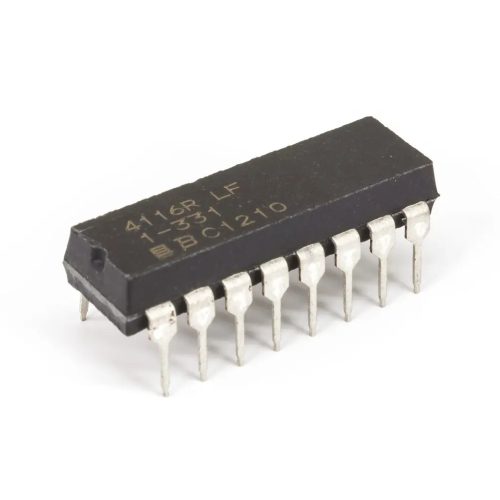 4116R-1-331LF - 330Ohm ±2% 8X1 DIL16 ellenállásháló - BOURNS