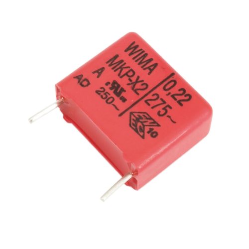 220 nF X2 275V ±10% MKP-X2 RM=15mm - WIMA - MKX21W32204H00KSSD