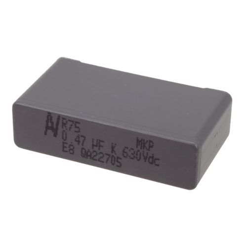 R75TR3220AA40K - 220nF 1600/650V ±5% MKT R.75 RM=27.5mm tömbkondenzátor - KEMET