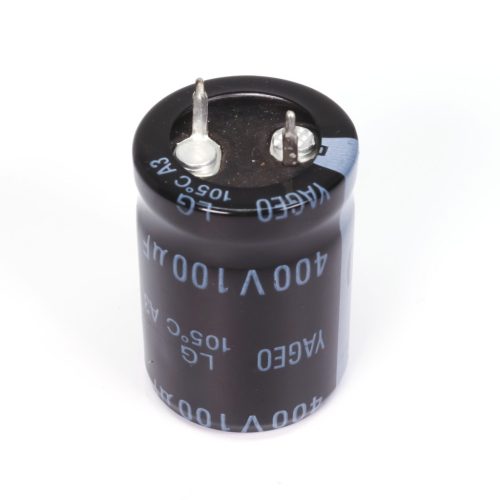 100 uF 400V ±20% Radial d=22x30mm SNAP-IN - YAGEO (TEAPO) - LXK400M0100BPF-2230