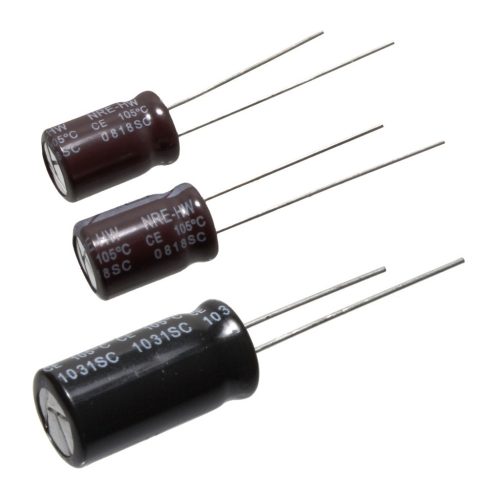 4.7 uF 400V 105°C ±20% radial d=10x16mm - NIC COMPONENTS - NRE-HW4R7M400V10X16F