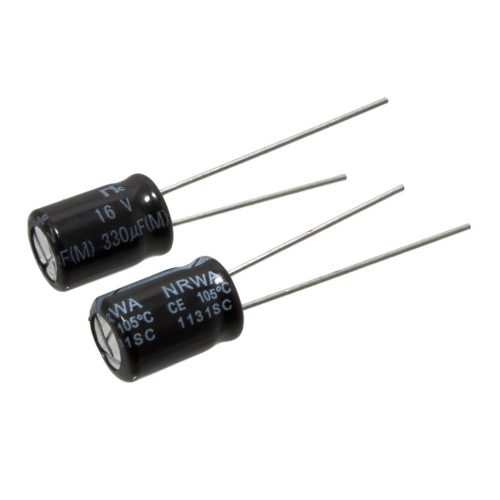 330 uF 16V 105°C ±20% Radial d=8x12mm - NIC COMPONENTS - NRWA331M16V8X11.5F
