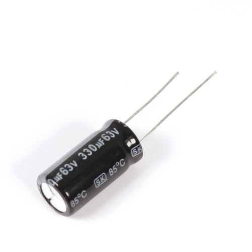330 uF 63V ±20% radial d=10x20mm - JAMICON - SKR331M1JG21M