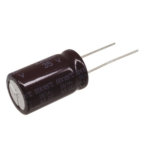 2200 uF 35V 105°C ±20% Radial d=16x25mm - YAGEO (TEAPO) - SE035M2200B7F-1625