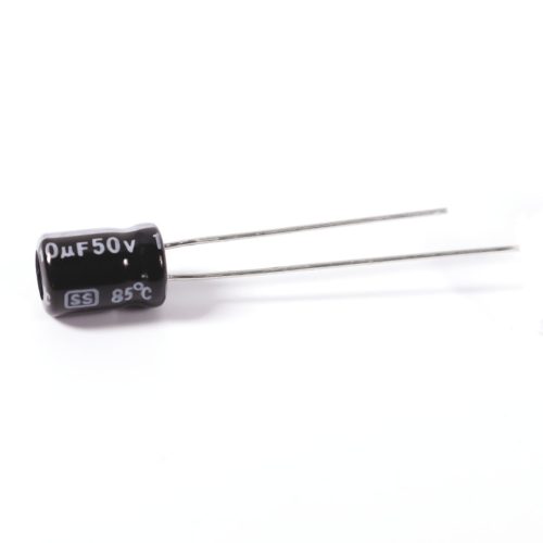 10 uF 50V ±20% submin. radial d=5x7mm - JAMICON - SSR100M1HD07