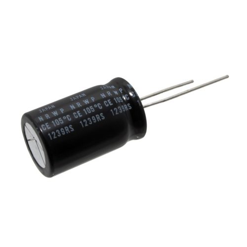 1 uF 100V 105°C ±20% radial d=5x11mm - NIC COMPONENTS - NRWP1R0M100V5X11F