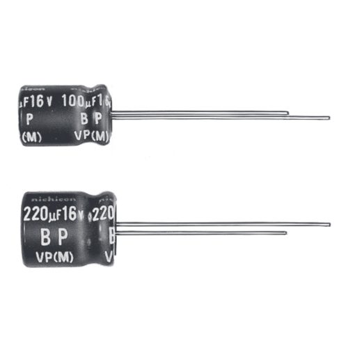47 uF 50V ±20% radial, bipoláris d=10x12.5mm - NICHICON - UVP1H470MPD1TD
