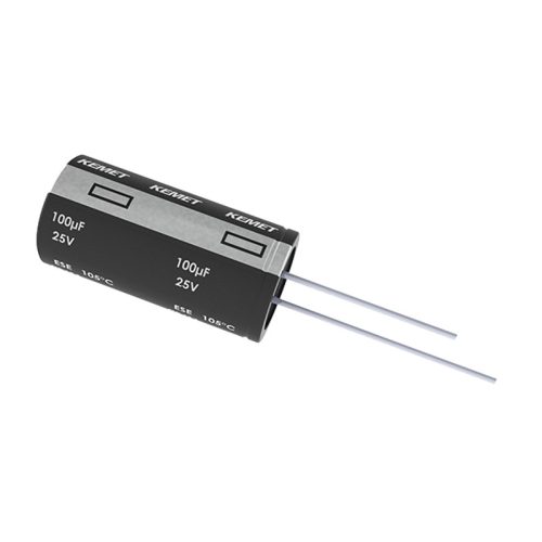 100 uF 25V 105°C ±20% Radial d=6x11mm - KEMET - ESE107M025AE3AA