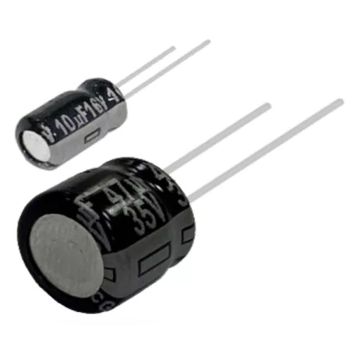 ECA1HM3R3 - 3.3uF, 50V, 85°C, ±20%, radial, d=5x11mm, RM=2.5mm, electrolytic capacitor - PANASONIC