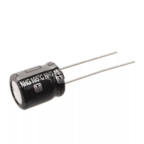 ECA2AHG3R3 - 3.3 µF, 100 V, 105 °C, ±20%, radial, d=5×11 mm, RM=2.5 mm, electrolytic capacitor, NHG-A - PANASONIC