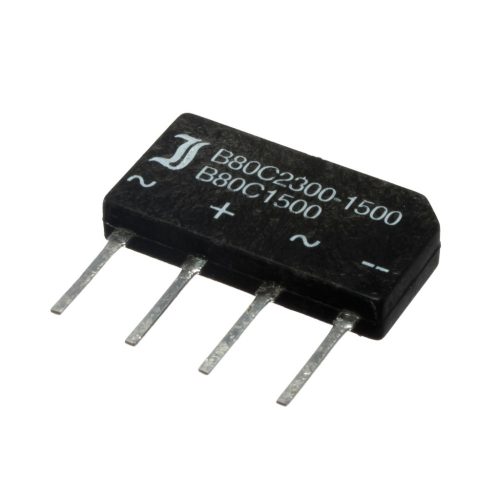 B250C2300-1500B - Un=250V, Urrm=600V 1.5/1.0A W+W- diódahíd - DIOTEC