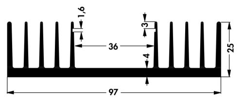 SK 04-100 SA - FISCHER ELEKTRONIK - SK04100SA