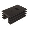 SK7650SATO220 - 32mm széles méret:50x32x20mm 7K/W hűtőborda - FISCHER ELEKTRONIK