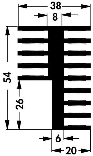 SK 32-75AL - FISCHER ELEKTRONIK - SK3275AL