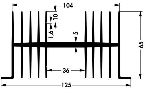SK 34-1000 AL - FISCHER ELEKTRONIK - SK341000AL