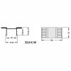 FK24413D3PAK - 31mm széles méret:13x31x10mm 19,5K/W forrasztható Lábak hűtőborda - FISCHER ELEKTRONIK