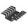 FK238SAL1 - 45mm széles méret:36,6x45x9,5mm 12K/W hűtőborda - FISCHER ELEKTRONIK