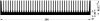 SK160150 - 500mm széles méret: 150x500x83,5mm 0,15K/W hűtőborda - FISCHER ELEKTRONIK