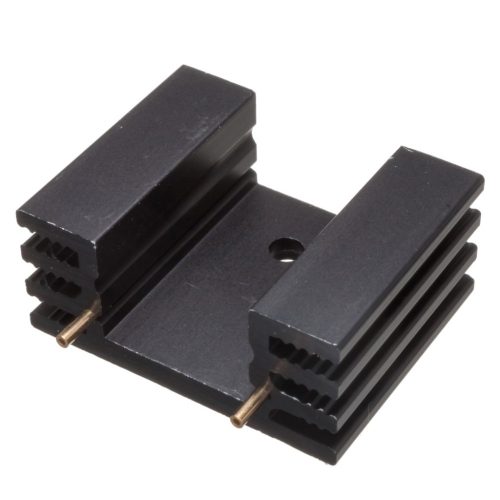 SK7525STSTO220 - 32mm széles méret: 25x32x14mm 12,5K/W forrasztható Lábak hűtőborda - FISCHER ELEKTRONIK
