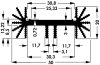 SK 459-50 S 2xTO220 - FISCHER ELEKTRONIK - SK459502XTO220