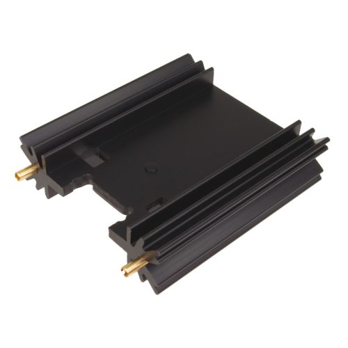 SK40950,8STCTO220 - 45mm széles méret:50.8x45x12.7mm 6.2K/W, leszorító: THF 409 TO 220 hűtőborda - FISCHER ELEKTRONIK