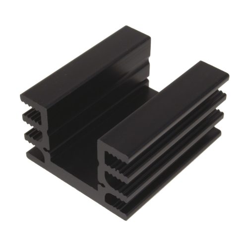 SK7637,5SA - 32mm széles méret:37.5x32x20mm 8K/W Furat Nélkül hűtőborda - FISCHER ELEKTRONIK