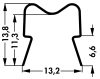 THF 129 TO 220 - FISCHER ELEKTRONIK - THF129TO220
