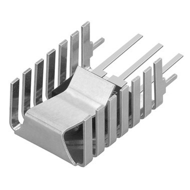 FK243MI247V - 20mm széles méret:27x20x13mm 18,7K/W csipeszes, forrasztható lábak hűtőborda - FISCHER ELEKTRONIK