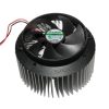 TA004-10003 - hűtőborda teljesítmény LED-hez, méret=D86x52mm 12VDC ventilátorral - SUNON