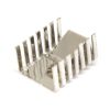 FK243MI247H - 20mm széles méret:27x20x13mm 18,7K/W ónozott Lábak csipeszes, fekvő hűtőborda - FISCHER ELEKTRONIK