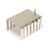 FK243MI247H - 20mm széles méret:27x20x13mm 18,7K/W ónozott Lábak csipeszes, fekvő hűtőborda - FISCHER ELEKTRONIK