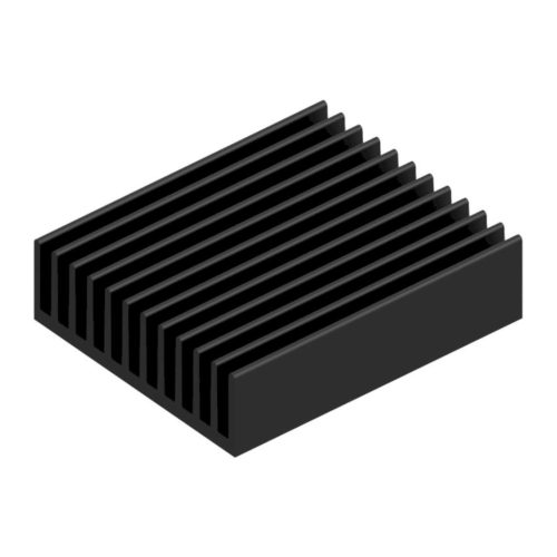 SK44475SA - 75mm széles méret:75x62.5x20mm hűtőborda - FISCHER ELEKTRONIK