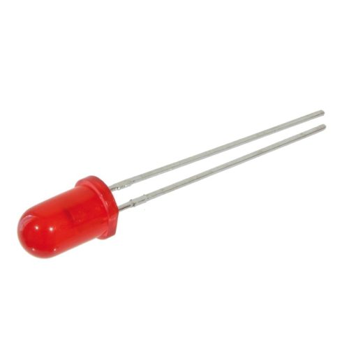 LTL-307E - piros LED d=5mm(T-1 3/4) standard 19 mcd - LITEON