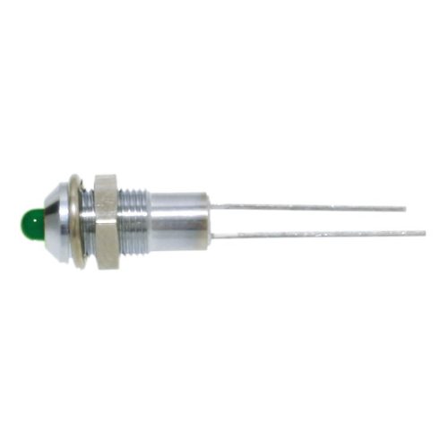 SMQS 062 3mm fémházas zöld domború - SIGNAL CONSTRUCT - SMQS062