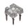 FNL-P65G06WCCO - zöld LED százszoros fényerejű Lp=650mcd/20mA víztiszta tok 7 62x7.62mm - FORGE EUROPE