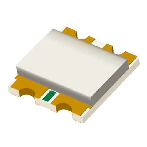 598-8410-207F - piros + zöld Duo LED SMD 1616 60+40mcd 4 kivezetéssel - DIALIGHT