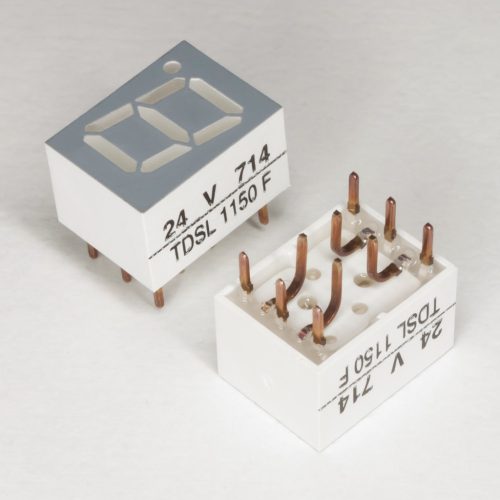 TDSL1150 - piros 7mm közös anód kisáramú 7-szegmens kijelző - VISHAY