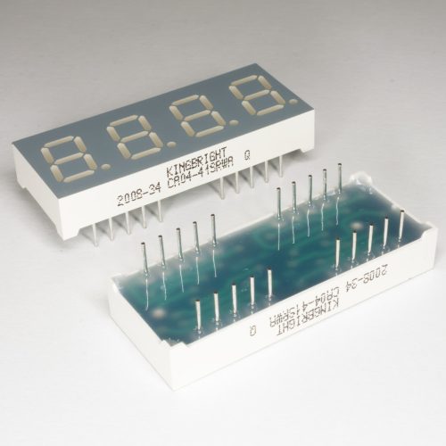 CA 04-41SRWA 10.16mm anód extra piros 4-digit - KINGBRIGHT - CA04-41SRWA