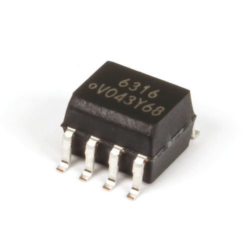 SFH6316T - SMD 3 kV Kimenet:Tranzisztor CTR>15% SO8 GYORS, 1 MBd optocsatoló - VISHAY