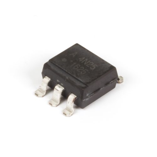 4N25-500E - SMD 2.5 kV Kimenet:Tranzisztor If=50 mA CTR=>20% tok: SMD-6/Reel optocsatoló - BROADCOM