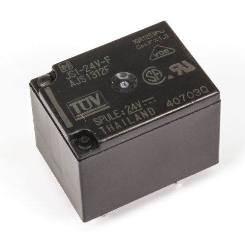 JS1-24V-FT - jelfogó 24V 1600Ohm 250V/10A 1 áramkör váltó, UL/CSA/VDE/TÜV - PANASONIC