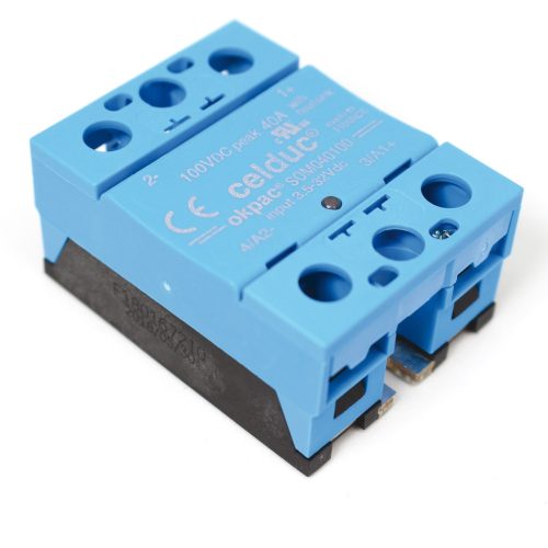 SOM040100 - szilárdtest-jelfogó, 60 Vdc / 40 A MOSFET-kimenet, 3.5-32 Vdc bemenet - CELDUC