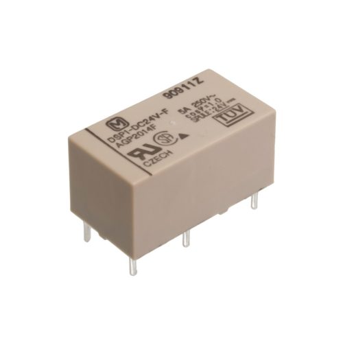 DSP1-DC24V-F - jelfogó 24V 1920Ohm 250V/5A 2 áramkör záró/nyitó - PANASONIC