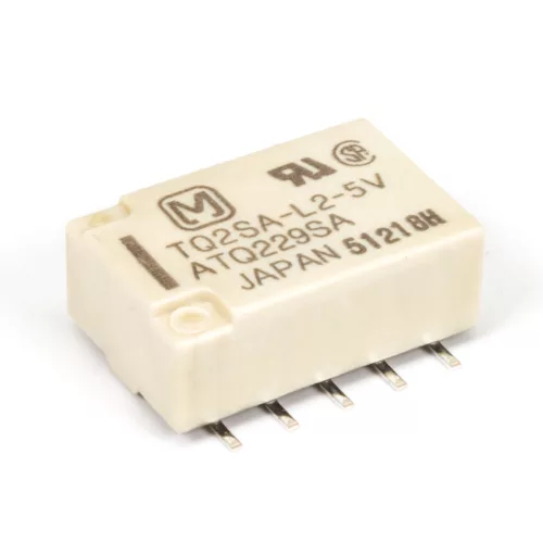 TQ2SA-L2-5V - jelfogó SMD 5V 125Ohm 125 VAC/1A 2-áramkör 2-tekercs Latch - PANASONIC