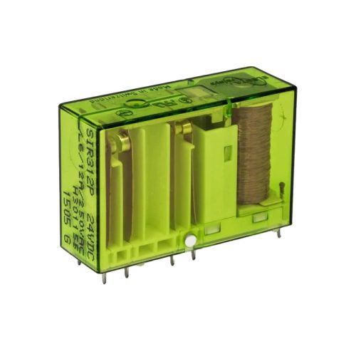 SIR222P24VDC - jelfogó 24V 760Ohm 250VAC/12A 2 áramkör álló - ELESTA