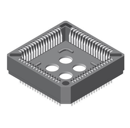 PLCC 32 PLCC-Fassung Low-Cost - GARRY - 081-1-032-0-XT0