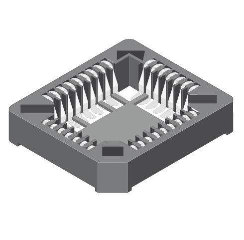 PLCC 52-SMD Fassung Low-Cost - GARRY - 082-1-052-0-XT0