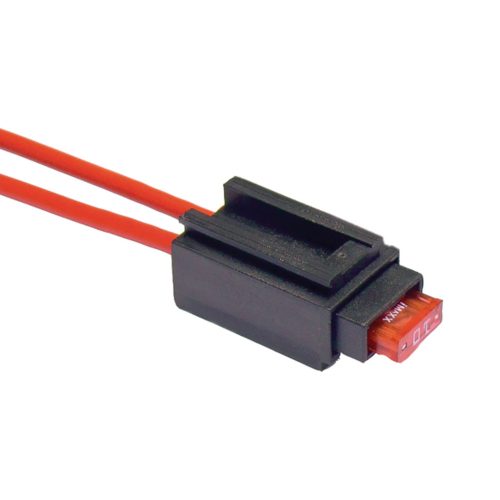 H7120 - biztosíték foglalat, mini késes 2.5mm² 2x13cm kábellel IP54 - IMAXX